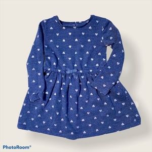 Joe Fresh Kids navy blue with hearts